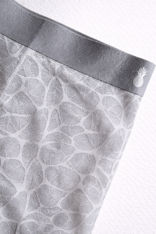 Geo-Mesh Seamless Boxers-  Storm Grey