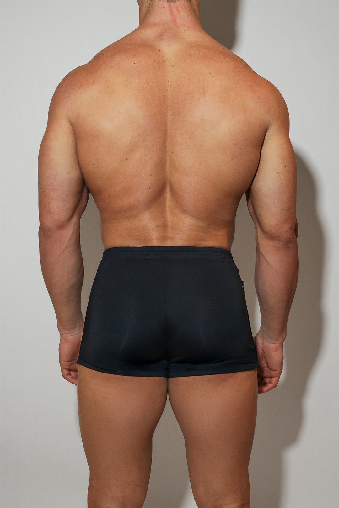 2" Side Split Booty Shorts - Midnight Black